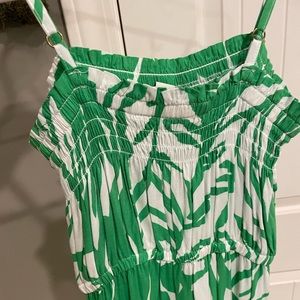 Lilly Pulitzer green tropical jumper -Sz L